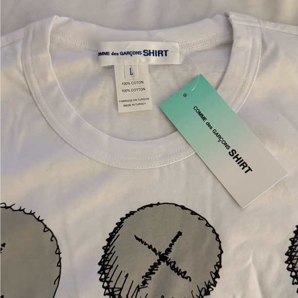 Comme Des Garcons x KAWS shirt size L NWT - Picture 3 of 6